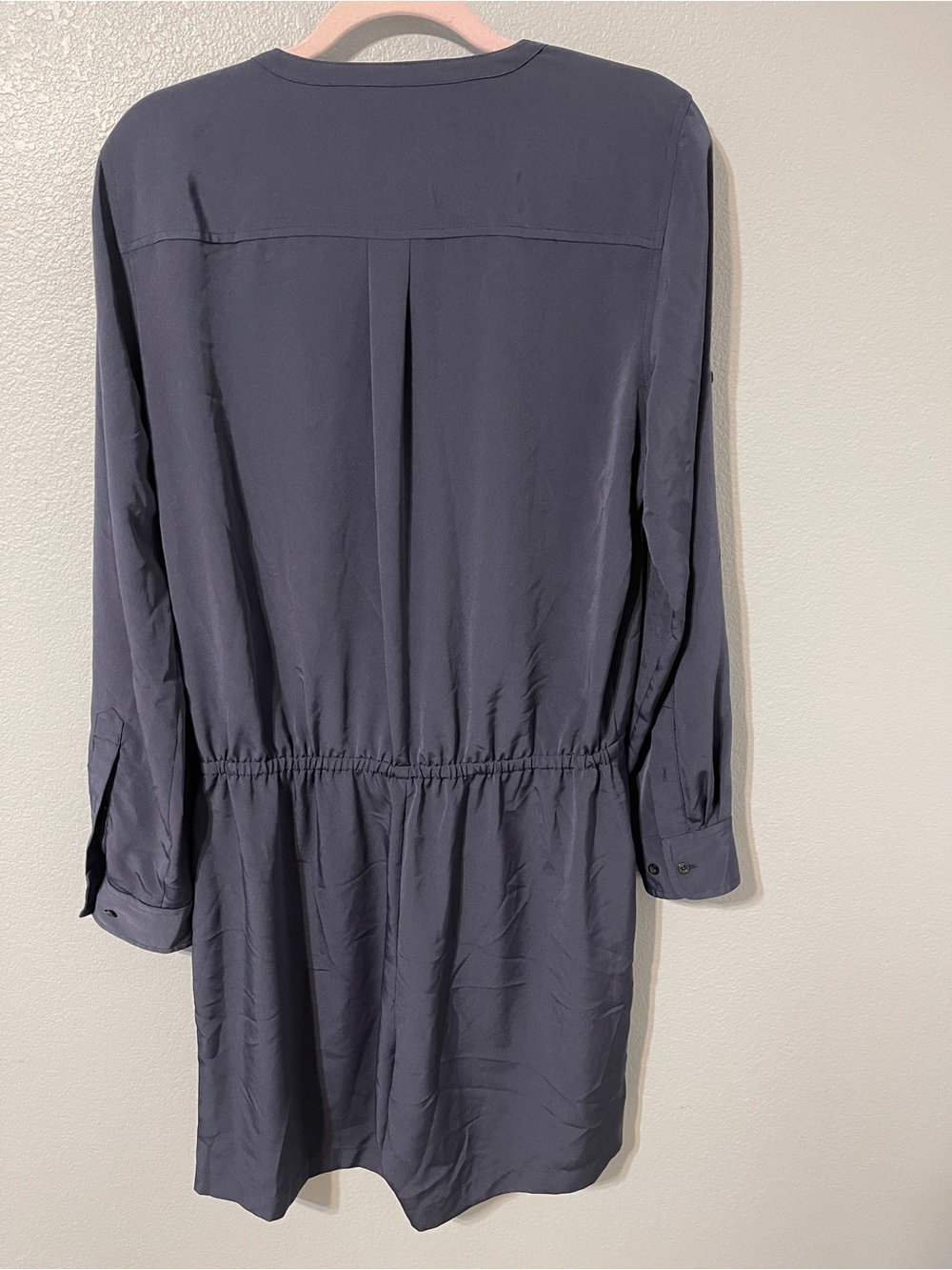 Lauren Ralph Lauren Romper Women's Size 12 Blue Cinch Waist Classic Preppy - Picture 3 of 7